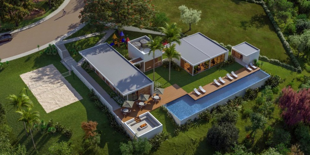 Alta Vista Enseada — clube com piscina